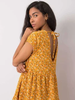 Šaty D50051Z30268 tmavě žluté