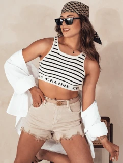 Dámské šortky beige Dstreet model 21977838 - FashionStreet