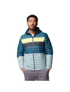 Columbia Powder Pass Bunda s kapucí 2134131461 Blue L