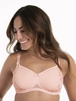 Suzette soft podprsenka košíčky se spacer-výztuží 5256 wild rose - RosaFaia