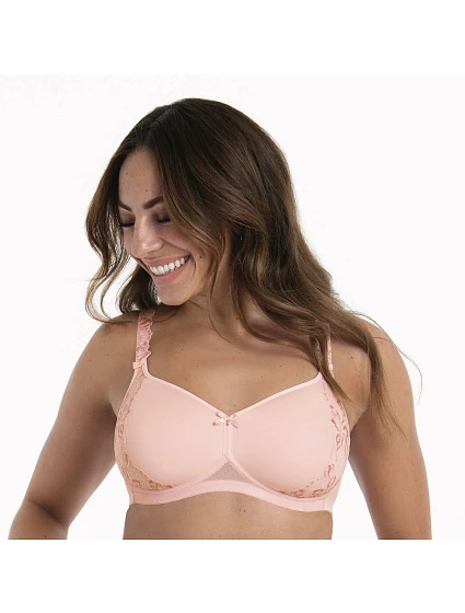 Suzette soft podprsenka košíčky se spacer-výztuží 5256 wild rose - RosaFaia
