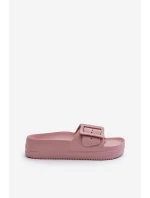Dámské Pěnové Žabky Na Platformě S Big Star Růžové model 21654877 - Big Star Shoes