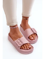 Dámské Pěnové Žabky Na Platformě S Big Star Růžové model 21654877 - Big Star Shoes