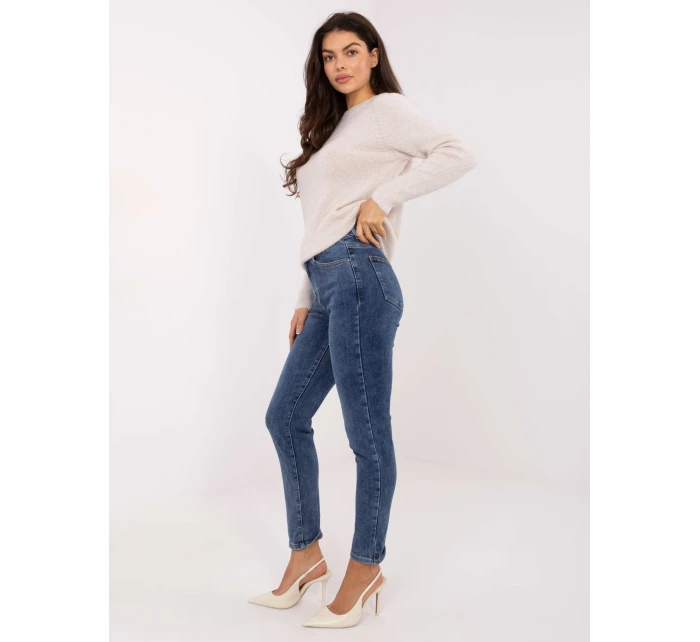 Spodnie jeans SP ciemny niebieski model 21734293 - FPrice