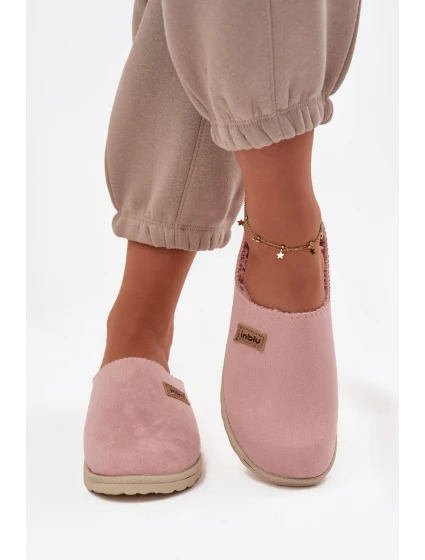 Dámské domácí pantofle Inblu – růžové Dámské domácí pantofle Inblu – růžové