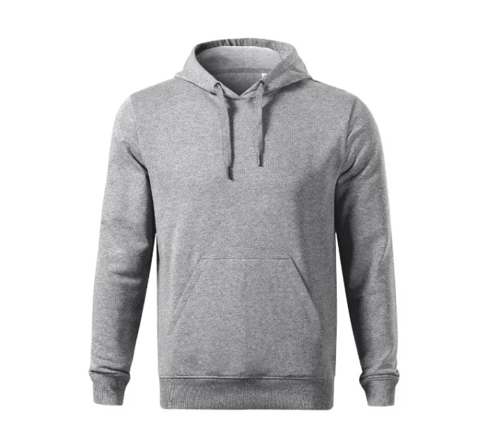 Break mikina pánská šedý melír Break mikina pánská šedý melír