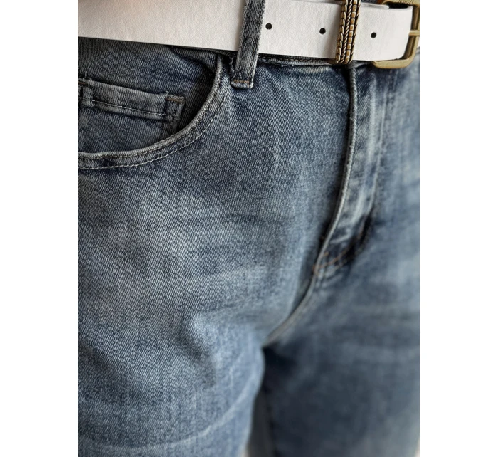 Dámské džínové kalhoty regular fit LOVANCIO blue FashionStreet UY2456