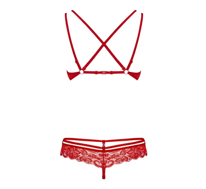 Erotická souprava 860-SET red - OBSESSIVE