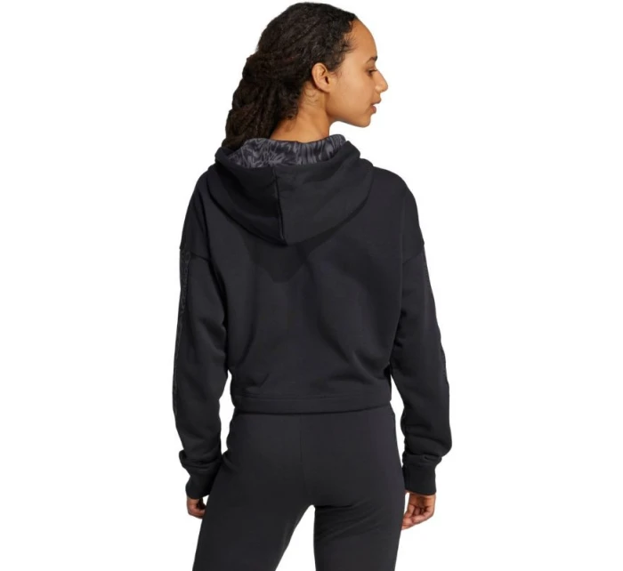 Mikina Essentials s potiskem 3 Stripes French Terry Hoodie W model 21011068 - ADIDAS