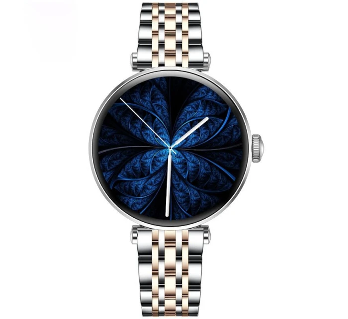 Chytré hodinky Gravity Silver Rose Gold Black 2 Strap GT26-5 Chytré hodinky Gravity Silver Rose Gold Black 2 Strap GT26-5