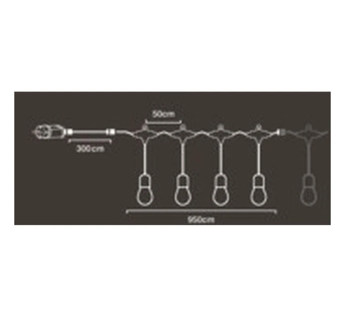 ZAHRADNÍ DÍVKY PARTY LIGHT 20LED pro děti