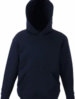 Fruit of the Loom Classic Kids Hooded Sweat Dětská mikina s kapucí 16.2043 deep navy