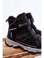 Dětská Trapery Memory Foam Big Star model 21599179 Černe - Big Star Shoes Dětská Trapery Memory Foam Big Star model 21599179 Černe - Big Star Shoes