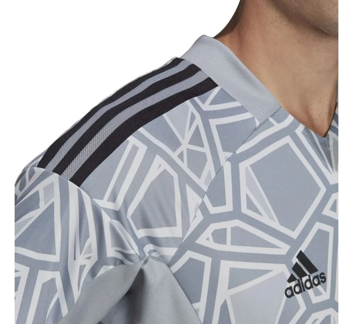 Pánský brankářský dres Condivo 22 HB1622 Šedý s béžovou vzor - Adidas