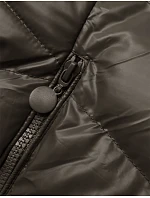 Hnědá dámská zimní bunda model 21246282 - J.STYLE Hnědá dámská zimní bunda model 21246282 - J.STYLE