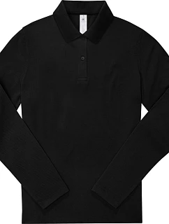 B&C My Polo 180 LSL /women Dámské piqué polo s dlouhým rukávem model 22484493 black