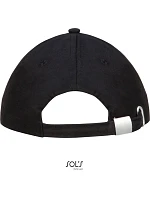 SOL'S Buffalo 6 panelová baseballová kšiltovka 25.8100 black