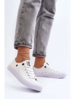 Dámské Klasické Nízké Tenisky BIG STAR AA274010 Bile Dámské Klasické Nízké Tenisky BIG STAR AA274010 Bile