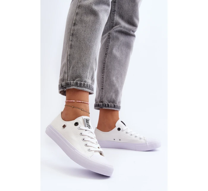 Dámské Klasické Nízké Tenisky BIG STAR AA274010 Bile Dámské Klasické Nízké Tenisky BIG STAR AA274010 Bile