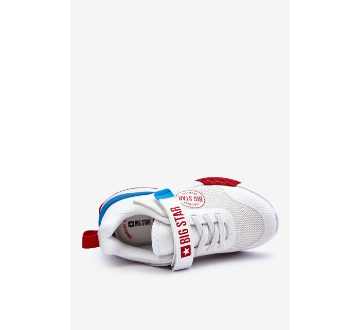 Nízká dětská sportovní obuv Memory Foam System Big Star LL374213 Bíle