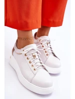 Dámská kožená sportovní obuv na platformě model 21613279 - Boto Dámská kožená sportovní obuv na platformě model 21613279 - Boto