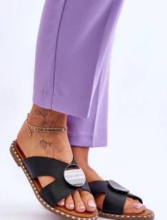 Dámské ploché podpatky černé model 21620034 - VINCEZA