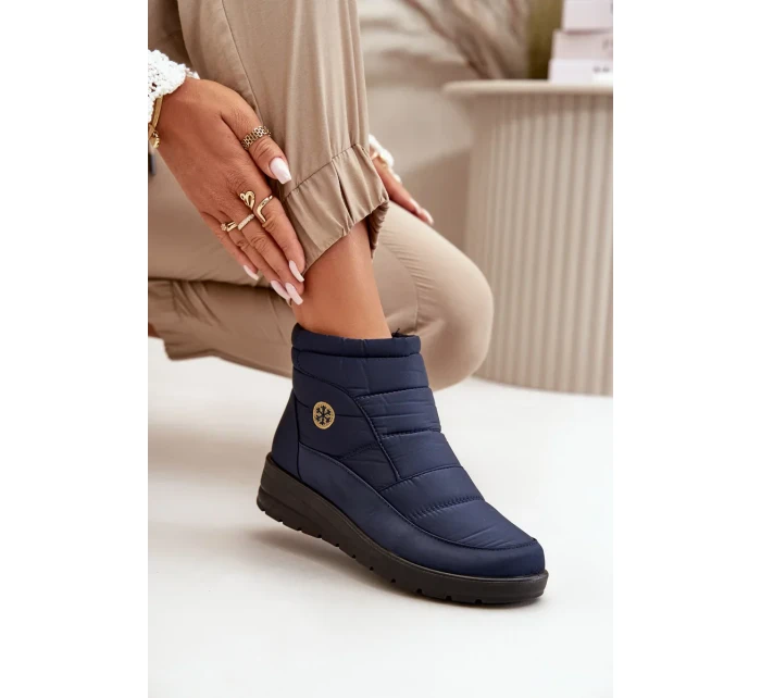 Sněhule Dámské Zateplené Modré Helis