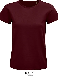 SOL'S Pioneer Women Dámské tričko z bio bavlny model 22522898 burgundy