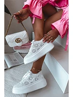 dámské tenisky na platformě bílé model 21937677 - Boto