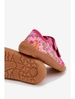 Dětské domácí boty Barefoot  Canvas Růžové model 22007296 - Froddo