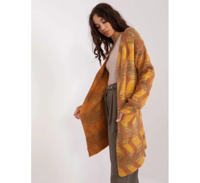 Sweter AT SW model 19018641 ciemny żółty - FPrice