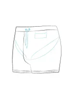 Pánské plavky L4 6 tm.modrá - Self