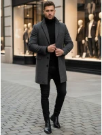 Pánský šedý kabát Dstreet model 21965564 - FashionStreet