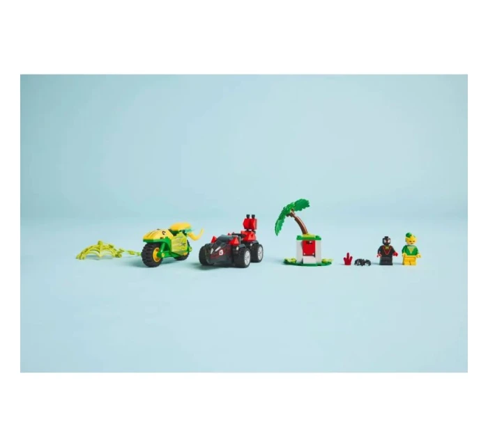 LEGO MARVEL SUPER HEROES 11198 Spinovo pronásledování Electra v dinopojezdech