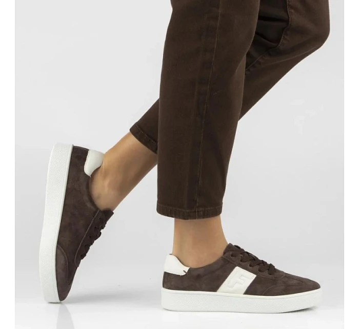 Dámské kožené polobotky na platformě Filippo DP7533 dámské