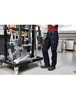 Daiber JN 877 (25-28) Pracovní cargo kalhoty - Solid 02.877S black
