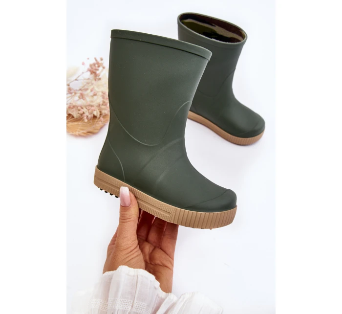 Dětské holínky Wave Zelené model 21642726 - Boto Dětské holínky Wave Zelené model 21642726 - Boto