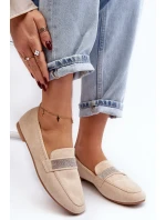 Dámské mokasíny s v béžové barvě model 21643349 - Boto Dámské mokasíny s v béžové barvě model 21643349 - Boto