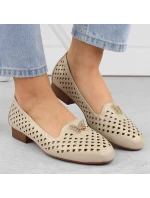 Ažurové polobotky M.Daszynski W SAN35 zlatá