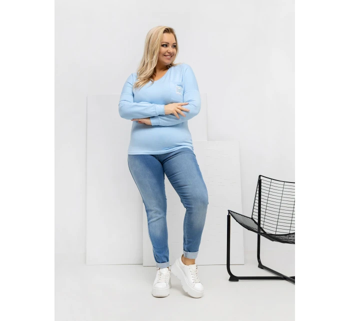 Halenka RV BZ A 161.63 světle modrá Halenka RV BZ A 161.63 světle modrá