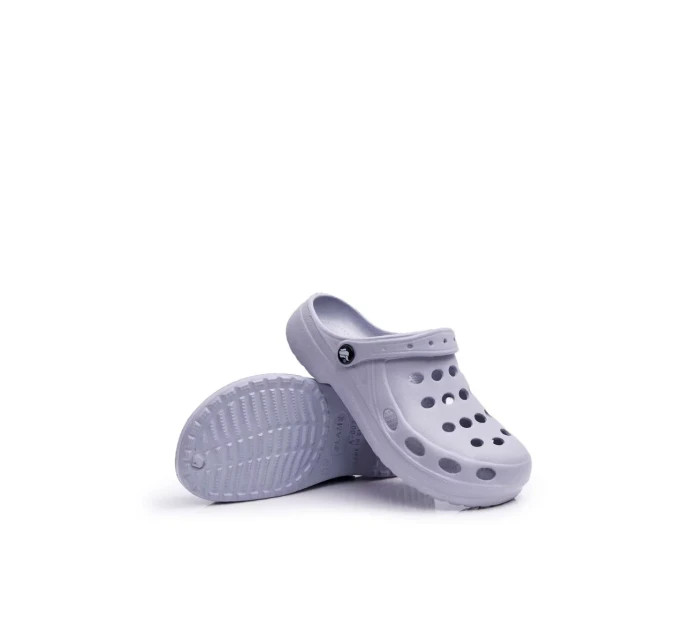 Dámské Nazouváky šedé Pěnové Crocsy EVA Dámské Nazouváky šedé Pěnové Crocsy EVA