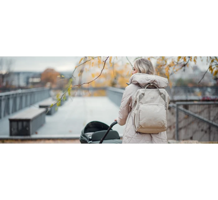 Dámský batoh na kočárek Engelis Vuch Vela Beige Dámský batoh na kočárek Engelis Vuch Vela Beige