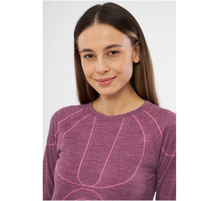 Dámské spodní prádlo VIKING Lana Pro Longsleeve Merino velikost M růžová