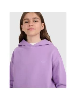 Dívčí mikina s kapucí model 21756963 - 4F Dívčí mikina s kapucí model 21756963 - 4F