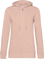 B&C Inspire Zipped Hood /women_° Dámská mikina s kapucí 01.W36B soft rose