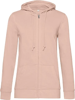 B&C Inspire Zipped Hood /women_° Dámská mikina s kapucí model 22483873 soft rose