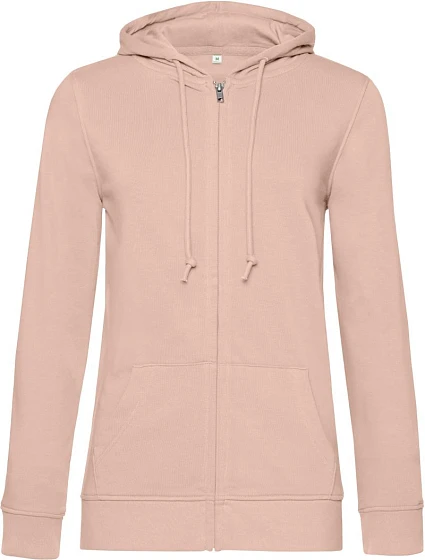 B&C Inspire Zipped Hood /women_° Dámská mikina s kapucí 01.W36B soft rose