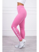 Brooklyn legíny kalhoty světle růžové