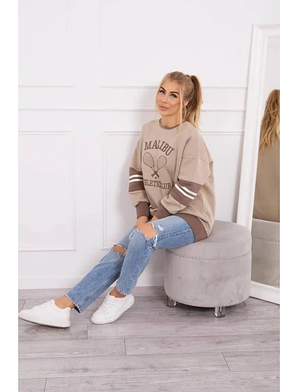 Zateplená mikina Malibu tmavě model 18749370 - K-Fashion Zateplená mikina Malibu tmavě model 18749370 - K-Fashion