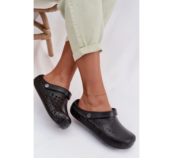 Dámské pantofle Chodaki pěnové Big Star TT274A084 Černé